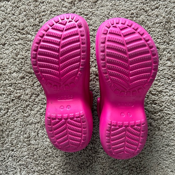Hot Pink platform crocs!!! 💕 - Picture 2 of 6